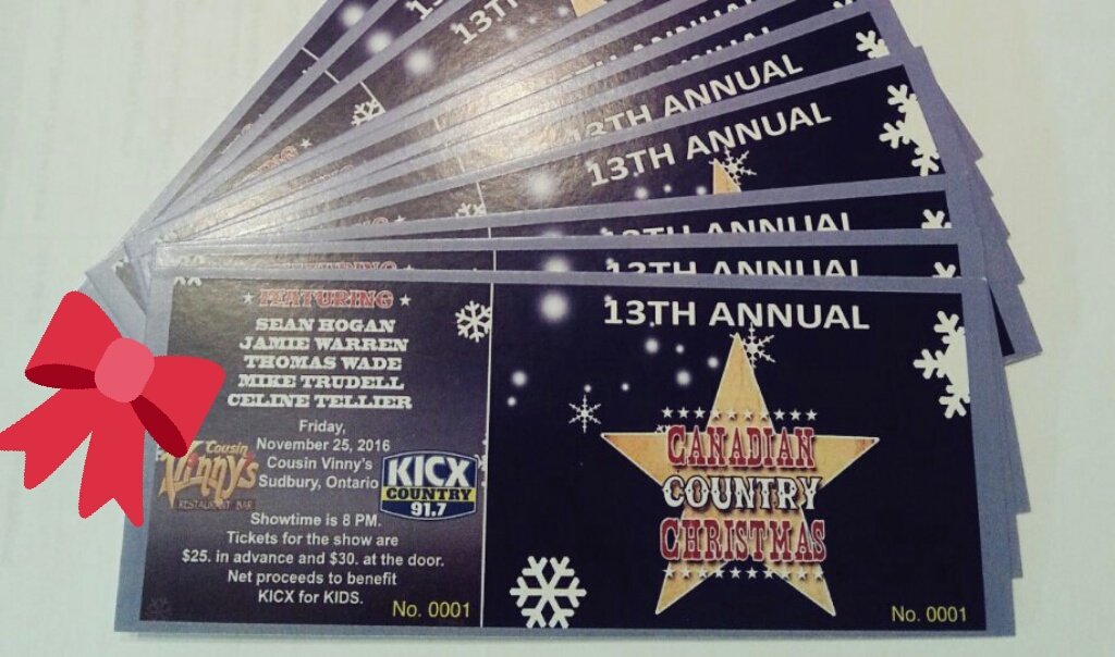 THEY'RE HERE!! Get your tickets today!! #CanadianCountryChristmasTour  @KICX917 <a href="/CCMAofficial/">CCMA</a> @theCMAO <a href="/GreaterSudbury/">Greater Sudbury</a> #Kicx4Kids 🎶