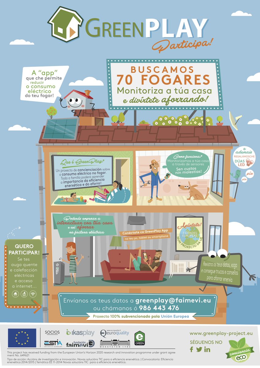 Faimevi's tweet photo. Campaña informativa de GreenPlay en Cangas
Buscamos hogares con agua caliente+calefacción eléctrica e internet https://t.co/cirJJxQVFK