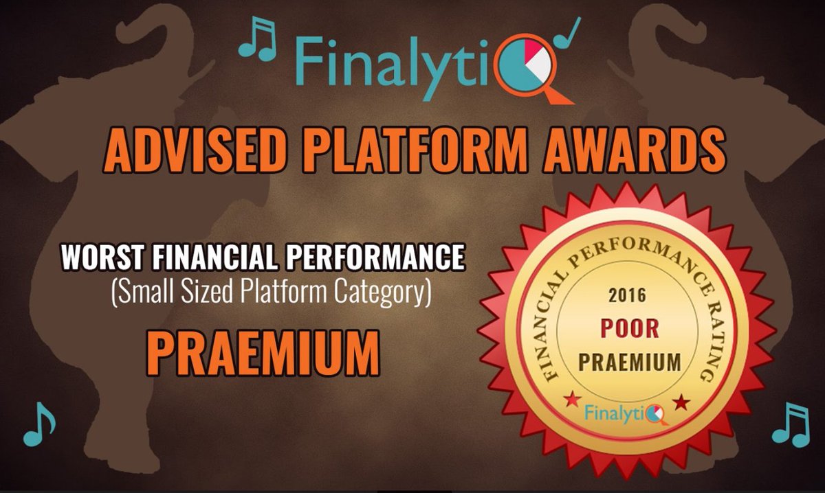 AbrahamOnMoney's tweet photo. And finally, the award for the Worst Financial Performance (small platforms) goes to Praemium!.  #platformance https://t.co/oyVnk6IMBN