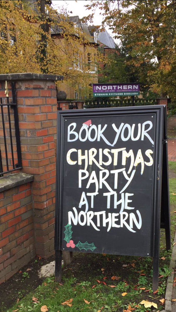 TheNorthernMCR's tweet photo. Christmas is just around the corner. Book your Christmas party with us! Visit or contact @LawnClubDamson at The Northern for more info. https://t.co/vAluB390Eh