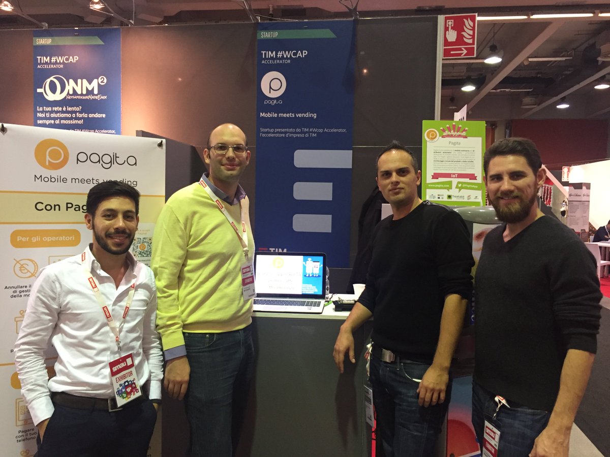 Superare l’uso del contante e delle chiavette elettroniche: è l'obiettivo della #startup <a href="/PagitaApp/">PagitaApp</a> di @timwcap, presente a #SMAU Milano.