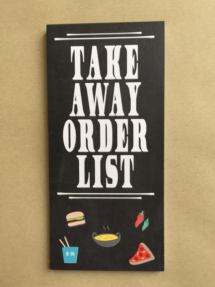 Our new Take Away Order List Pads - a great Xmas gift #StockingStuffer #Christmas #giftsformen 
stores.ebay.co.uk/strawberrygrac…