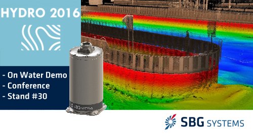 SBG_Systems's tweet photo. Attend the amazing demo planned by MBT at #Hydro2016 on #Surveying solution combining marine and terrestrial #LiDAR https://t.co/VzunEuPpAf https://t.co/J1cnsRxB0K