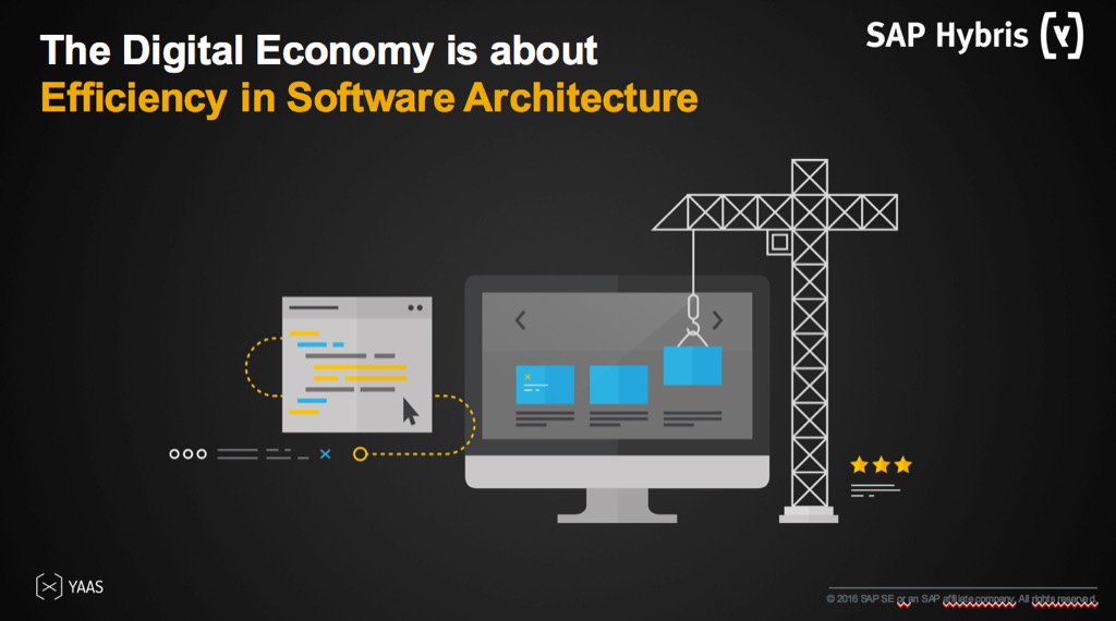 claudia_whoo's tweet photo. In a Digital Economy efficiency in software architecture is key @saphybris #webtechcon https://t.co/1uuAgy9oMg