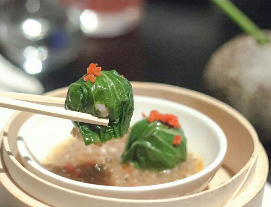 RukaRestaurant's tweet photo. Enjoy the delightful chicken &amp; bok choy dumplings floating on a spicy peppery sauce only @ Ruka.#Ruka #PanAsian #Dumplings #BokChoyDumplings https://t.co/hIHC6g5BDH
