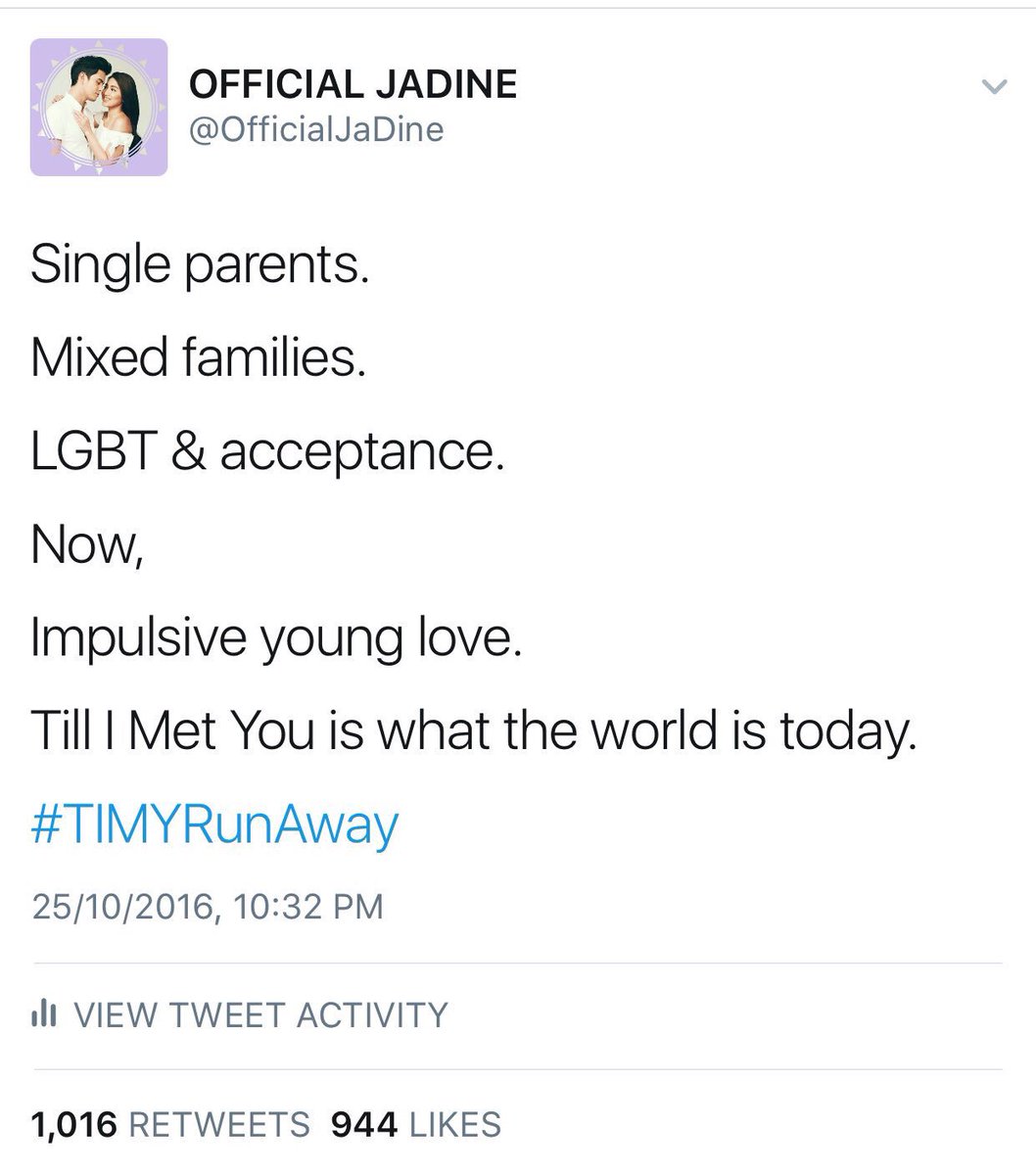 hello_nadineph's tweet photo. THANK YOU FOR QUOTING ME! 💜

Best Wishes IsTi
#TIMYTheExpressWedding https://t.co/X2rWOki9Xh