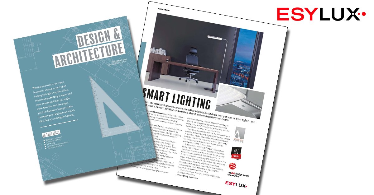 PRANA+ Office Floor light is a perfect fit for every classy office design, say the experts of b inspired magazine esy.lu/x/000003