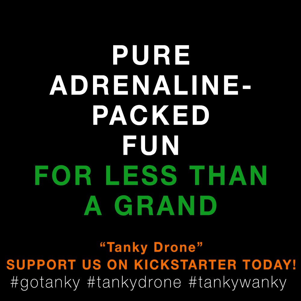 tankydrone's tweet photo. Experience the thrill of flight with the FPV Racer of 2016, Tanky! Don't miss out! https://t.co/iW4V7uieqs https://t.co/e42nRCrCSq