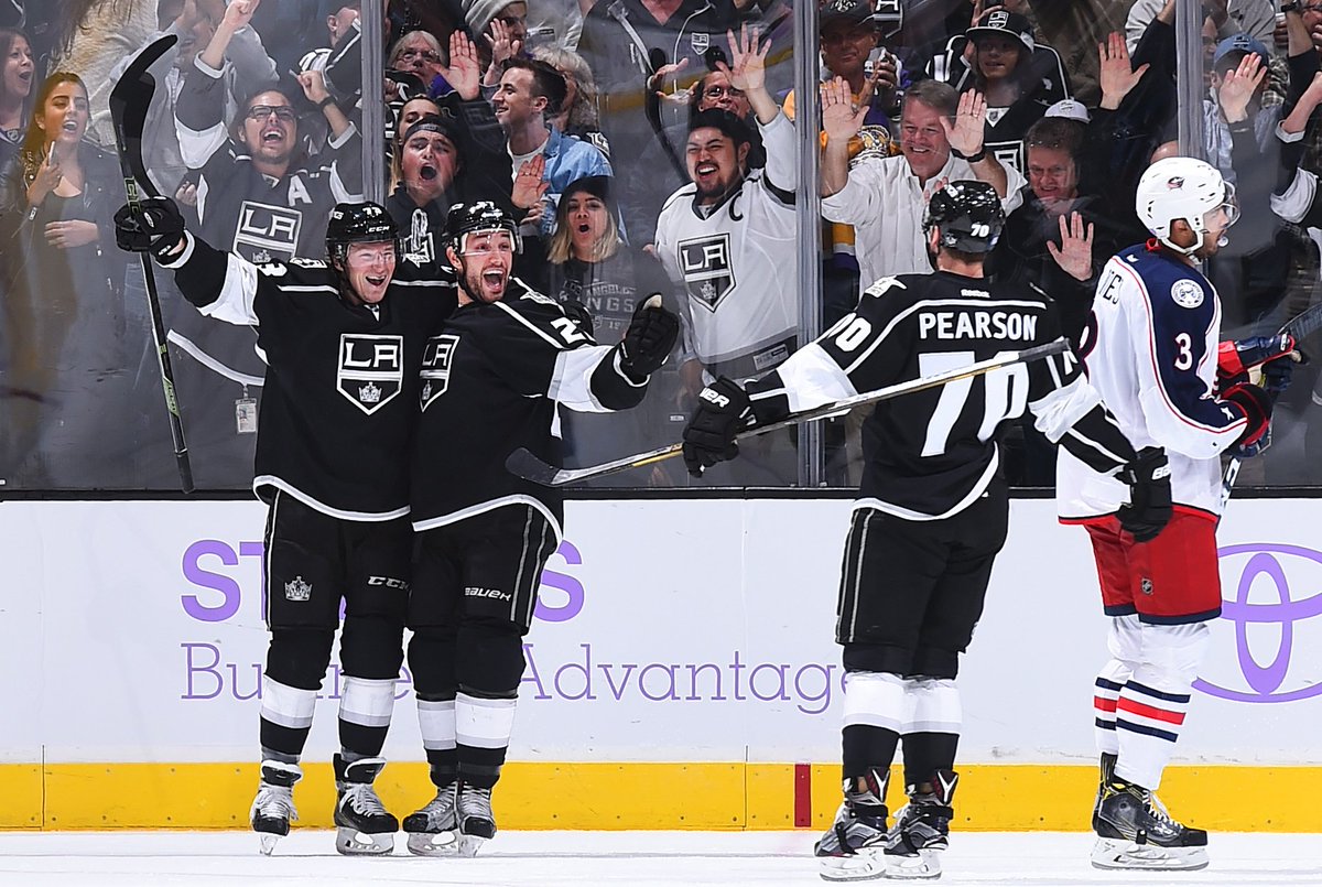 FINAL (OT): @LAKings (3) - @BlueJacketsNHL (2) Recap: atnhl.com/2e9g3HO #CBJvsLAK https://t.co/7VXKcH5GXo