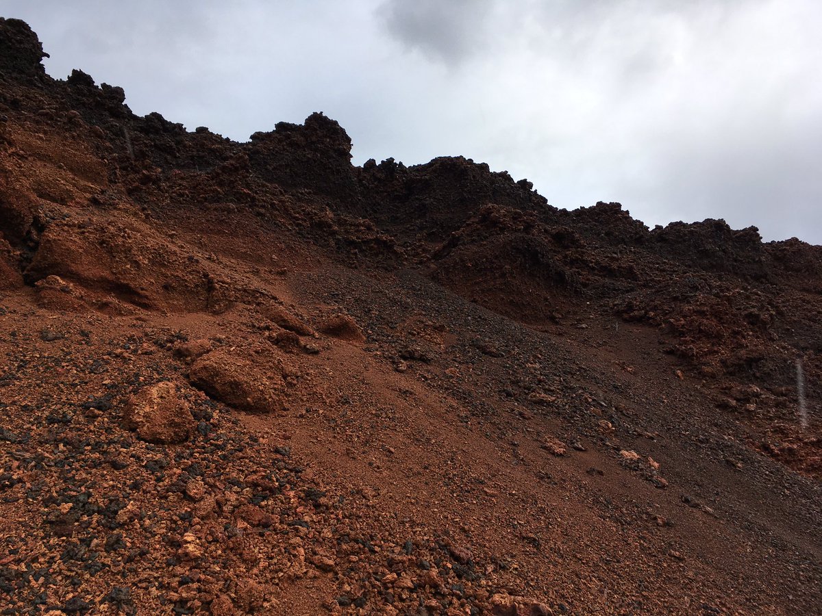 astro_luca's tweet photo. Why do we train on #Lanzarote? Because it looks like #Mars! #PANGAEA https://t.co/Y03PhZ0qtW