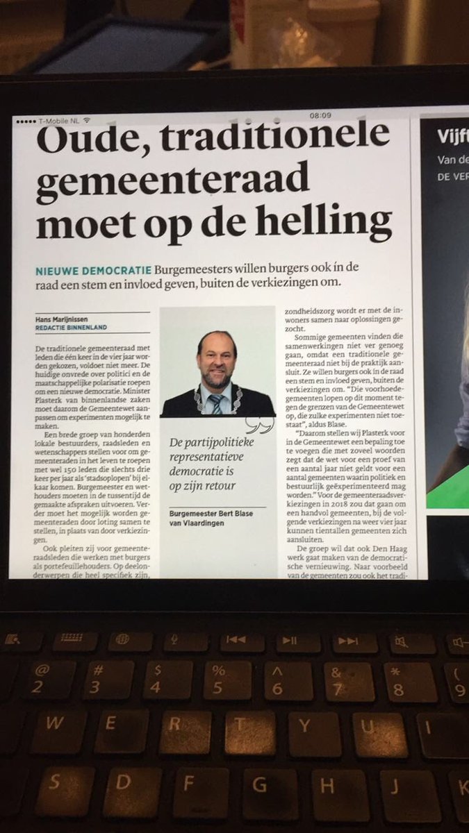 Dagblad Trouw schrijft over afkondigen <a href="/Code__Oranje/">Code Oranje</a>
