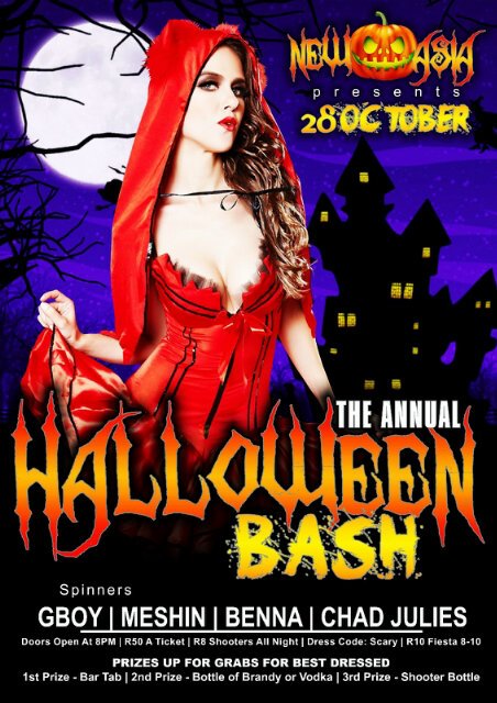 DjGarth_SA's tweet photo. Its gonna be LIT AF.. #AnnualHalloweenBash This Friday 28th October 2k16... Get your tickets ASAP ROCKY! @DjBenaBSA https://t.co/zbb1nhvHNx