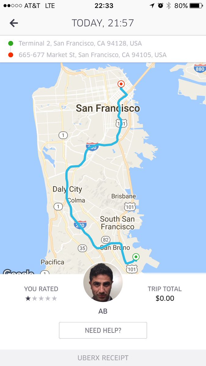 tteknas29's tweet photo. Typical @Uber experience, where the driver drops you because he's sleepy. Mind you, the destination is approx 30miles away! #lyftisbetter https://t.co/V3aKnBBxn5