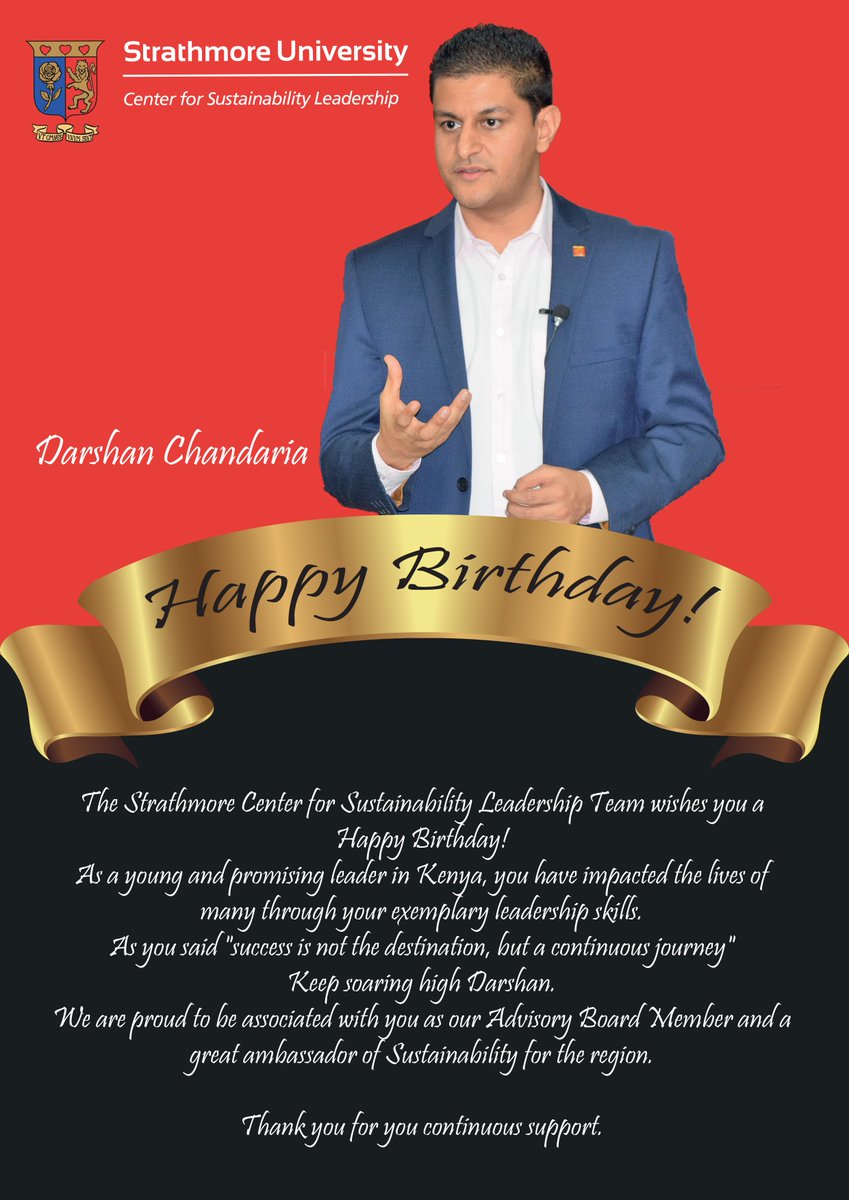 su_csl's tweet photo. Happy Birthday @dchandaria from @su_csl https://t.co/Ezra7DR2p0