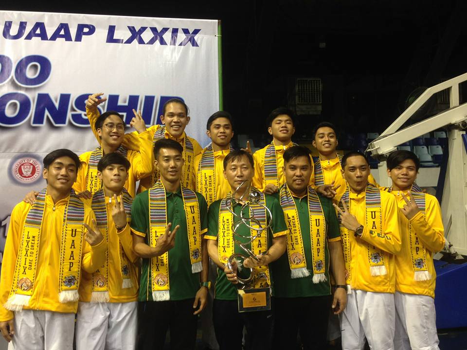 FarEasternU's tweet photo. Congratulations to the #FEU Men's Taekwondo Team for a solid 2nd runner-up finish in the UAAP S79 Taekwondo Tournament. #OneBraveTeam https://t.co/pBQZsw9dTT