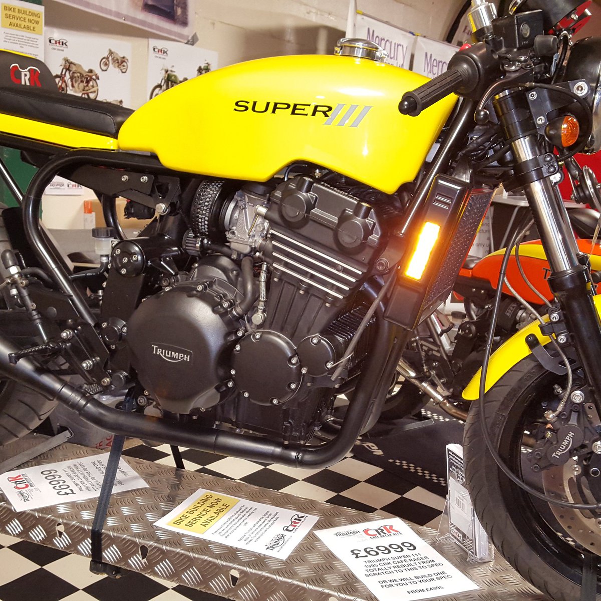 caferacerkits's tweet photo. Fancy a #caferacer with all the parts made ready to bolt on? We'll be at Kickback @LORNECHEETHAM #Triumph #buildservice available https://t.co/1Ej6UzzX3H