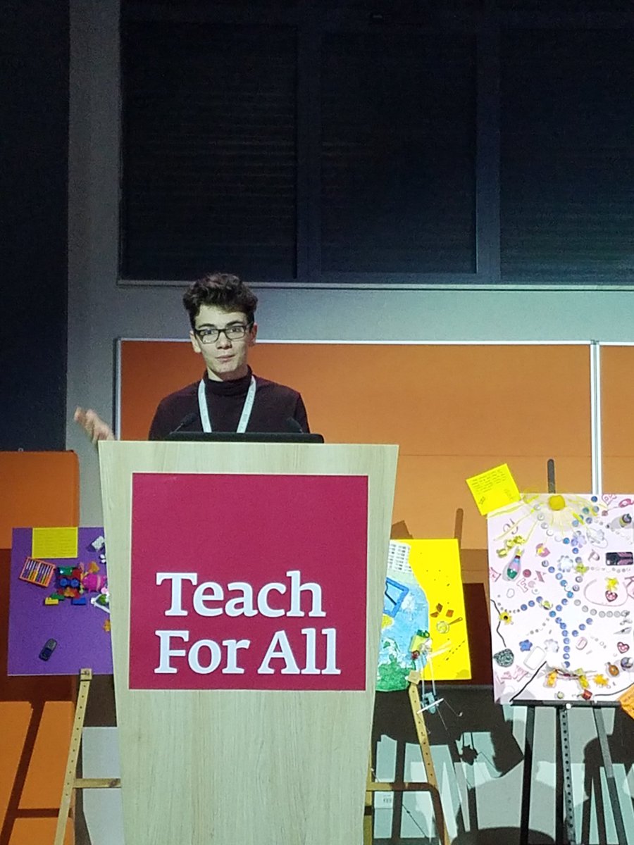 AthenaMak's tweet photo. Equality in ed isn't about getting the same inputs, but it's abt the same outputs - the same chances. Students speak truth #TeachForAll https://t.co/gX9M3Ni3cm