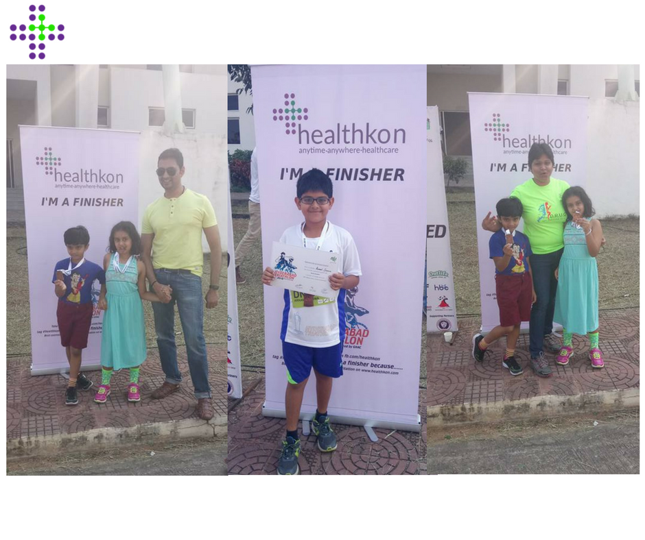 healthkonnext's tweet photo. Little champions, proud finishers!! #Hyderabadtriathlon #healthkon #wellnesspartners https://t.co/UECYnJ7VXl