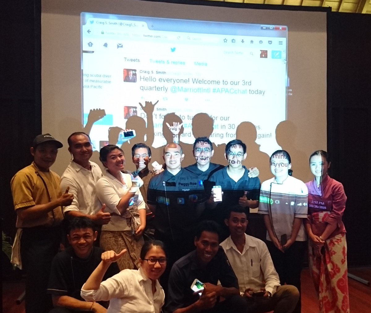 CG_gaby's tweet photo. Hello Mr @CraigS_Smith, rahajeng semeng from Bulgari Resort Bali,  we are ready for the chat! https://t.co/maZbXl1yoY
