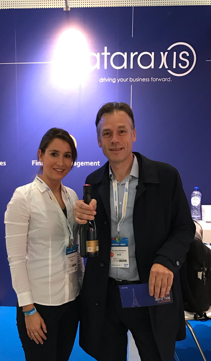 AtaraxisNV's tweet photo. Wonderful morning as Jan is a happy man winning his trip for two to the top of the Eiffel Tower! #hrtechworld @ENGIEgroup https://t.co/ipCCZfNxiT
