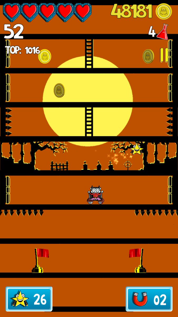 upperfloorgame's tweet photo. Upper Floor "Halloween" is here! Download the new update now and have fun with a world in chiaroscuro, don't be afraid ! #halloween #game https://t.co/QnKB5sXSiw