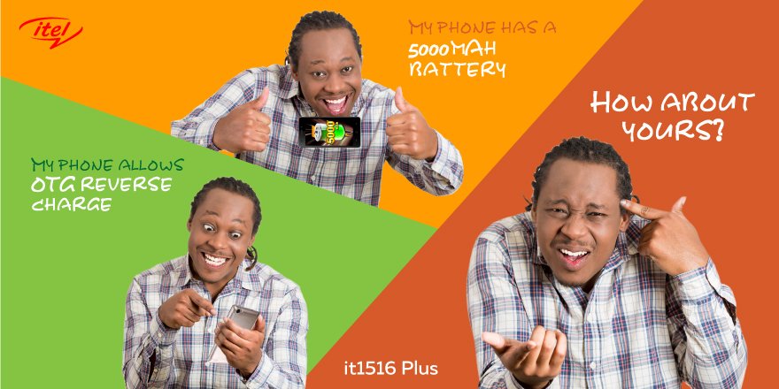 itelKenya's tweet photo. If you are lucky enough, you will meet a phone like it1516 Plus; If you are even more lucky, you will own it.#it1516Plus #PowerAlwaysOn https://t.co/tnIXwl8KGB