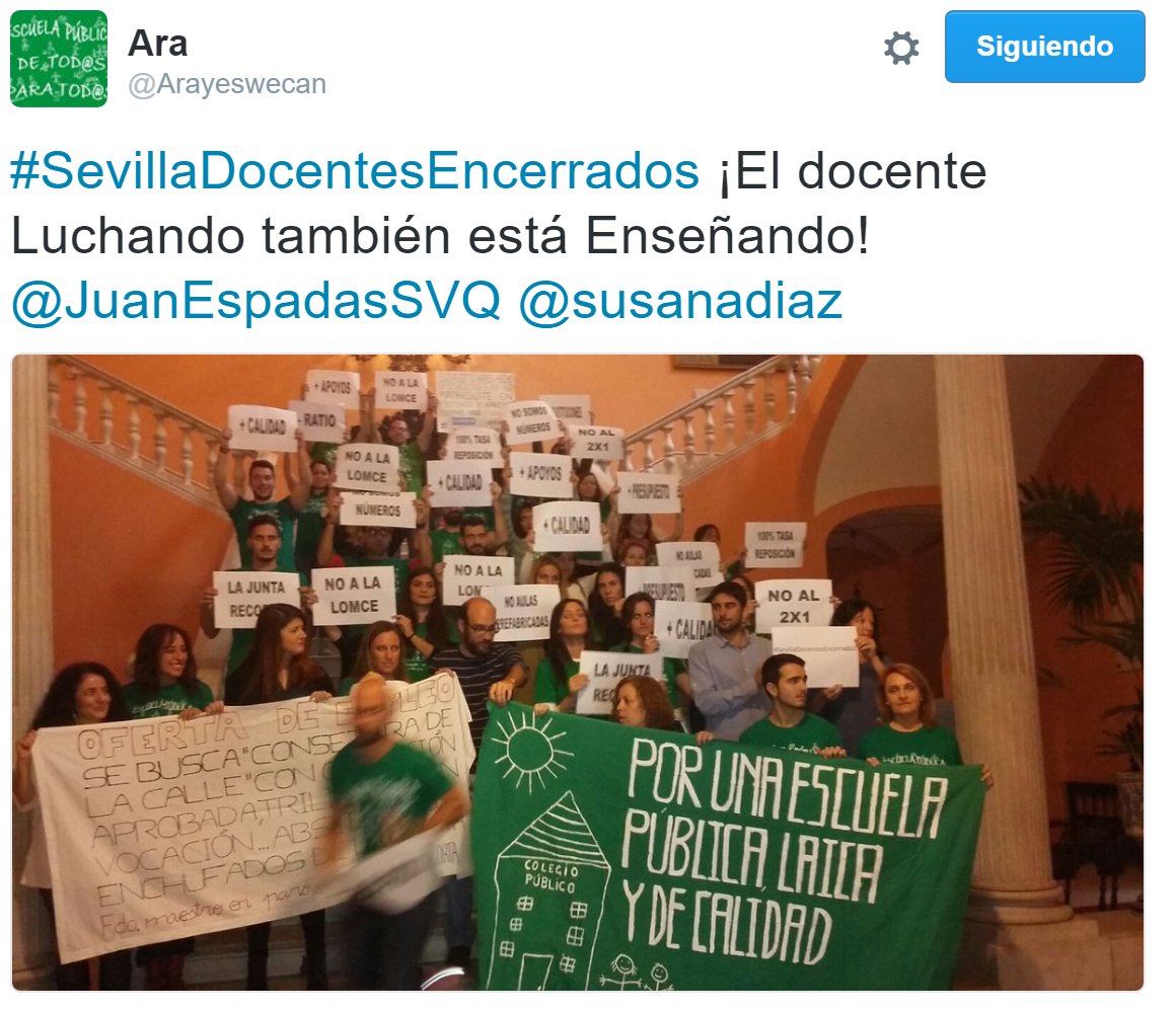 DocentesEncerrados tweet media