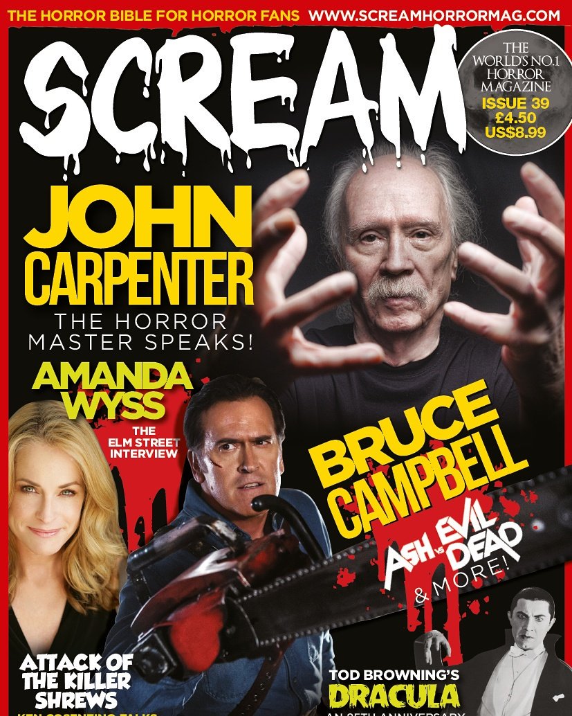 SCREAM MAG Worldwide Subscribers! You should start receiving your BLOODY copies of the latest edition from today! Enjoy! 😈 #Hallowen #Horror