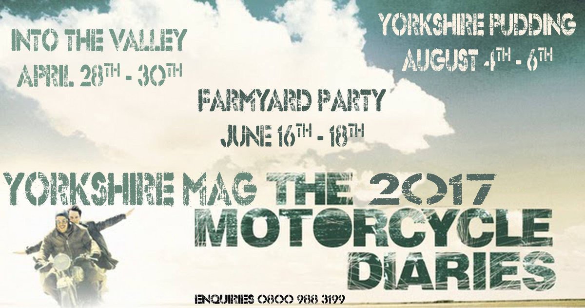 Farmyard_Party's tweet photo. Yorkshire MAG Rallies

Get them in your diary, it's gonna be an epic year of partying.

Tickets on sale early 2017. https://t.co/dLirzB2lZB