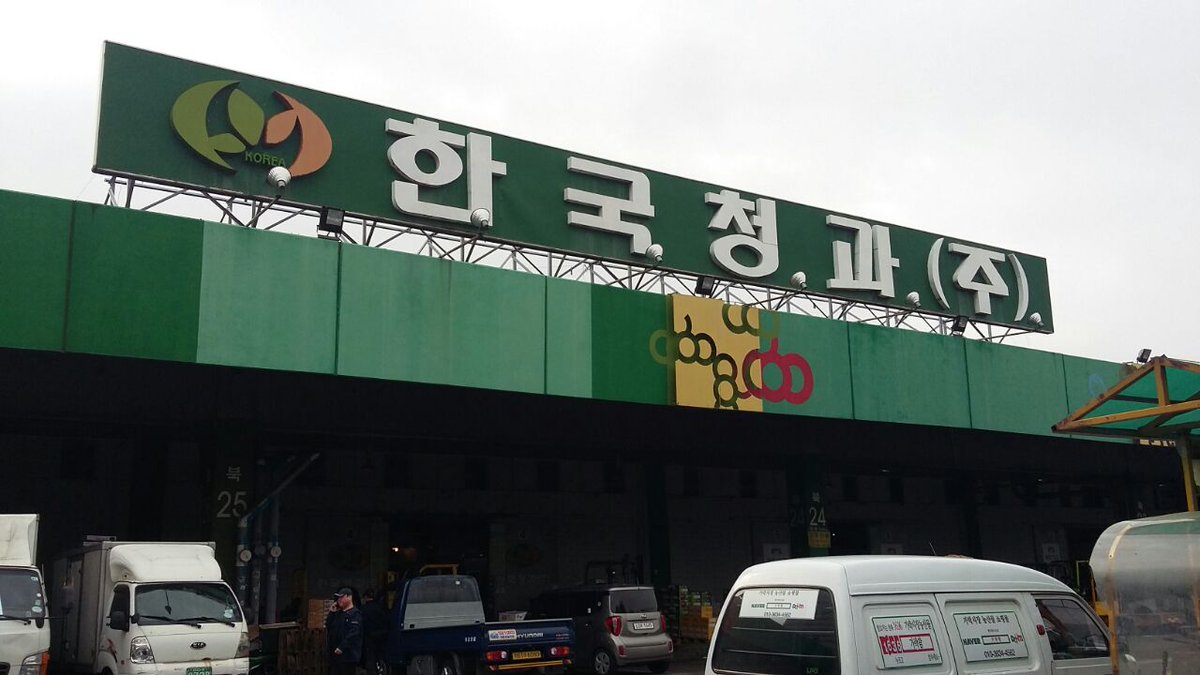 Garak Fruit Market in Seoul.