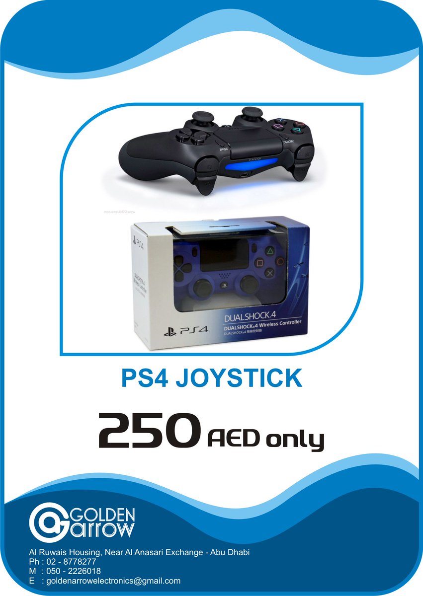 gmobileinfo's tweet photo. #250AEDonly #ruwais #goldenarrow #gmobile #ps4 #joystick https://t.co/3HKMDA07mj