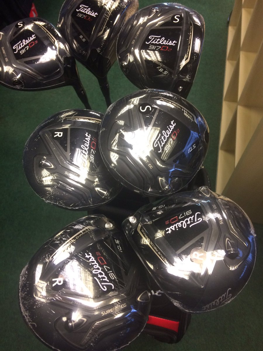 No1golfshop's tweet photo. New Demo #Titleist917 drivers now in @No1golfshop @Trentham_Park come and get custom fit today! https://t.co/bAHtUt9wzl