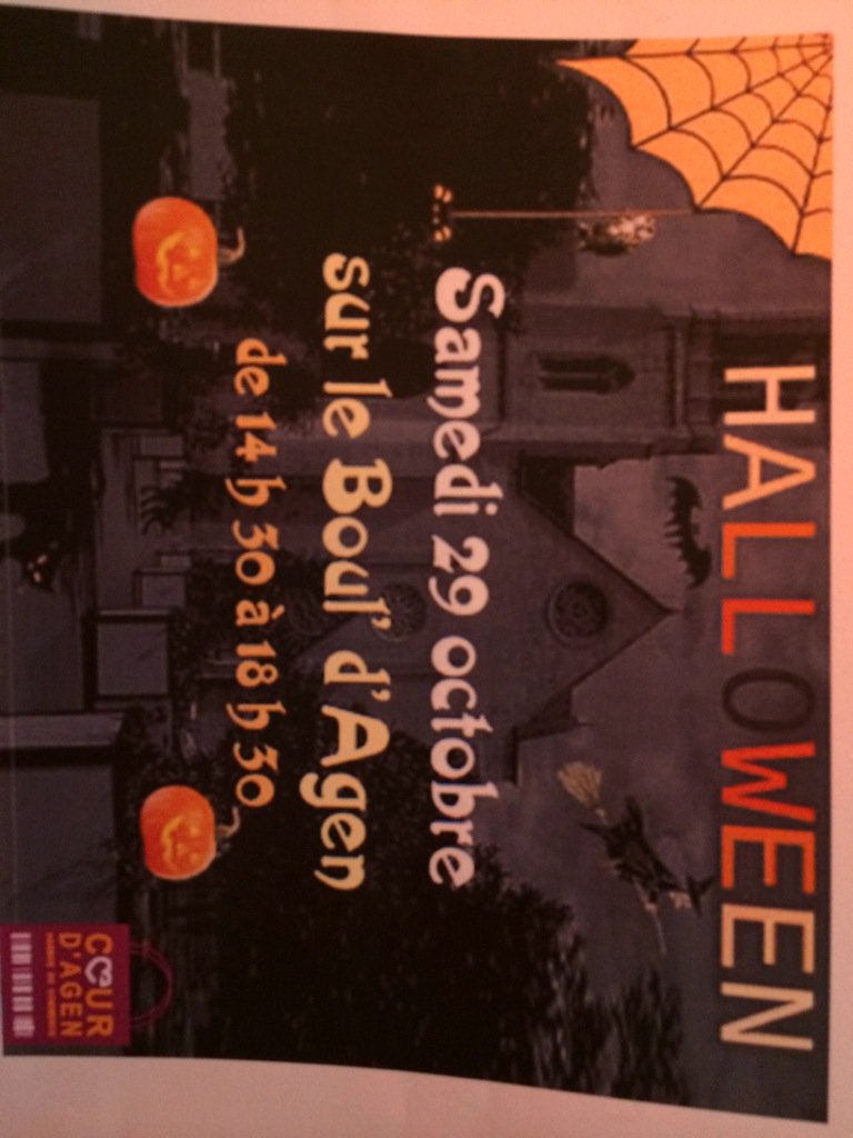 villeagen's tweet photo. #ACB2, le boul.fêtera halloween dès le 28 aprèm + sam 29 tte la journée animations brocante déguisements ... !!🎃👻 https://t.co/fZNDaJhWHI