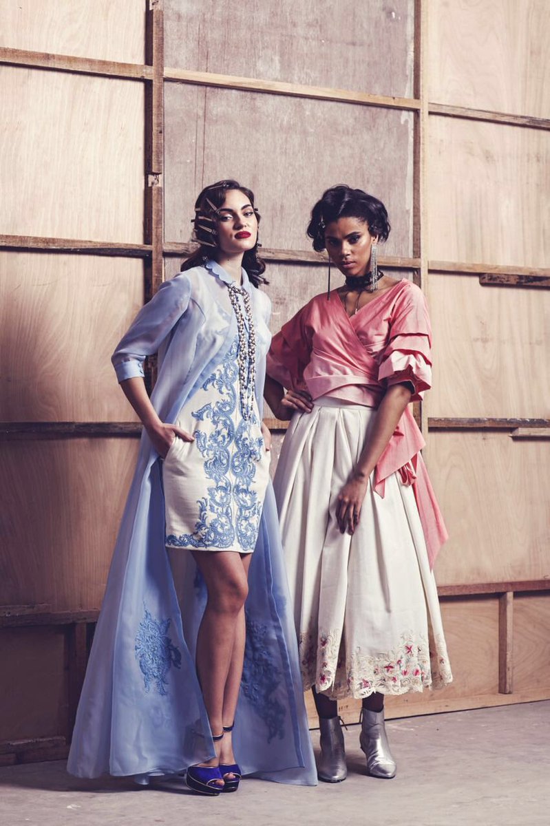 Our #headtotoe looks in whisper light pastels with embroidered edges, all part of the #ss17 collection #NewRoyals. Now available by order!