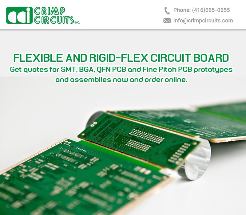 CrimpCircuits's tweet image. Get quotes for SMT, BGA, QFN PCB and Fine Pitch PCB prototypes and assemblies now and order online.