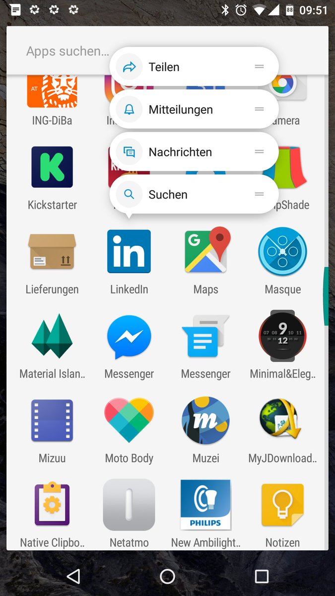 chrisonline1205's tweet image. Wow @LinkedIn already supports the new app #shortcuts on Android 7.1 ! #appshortcuts #nougat