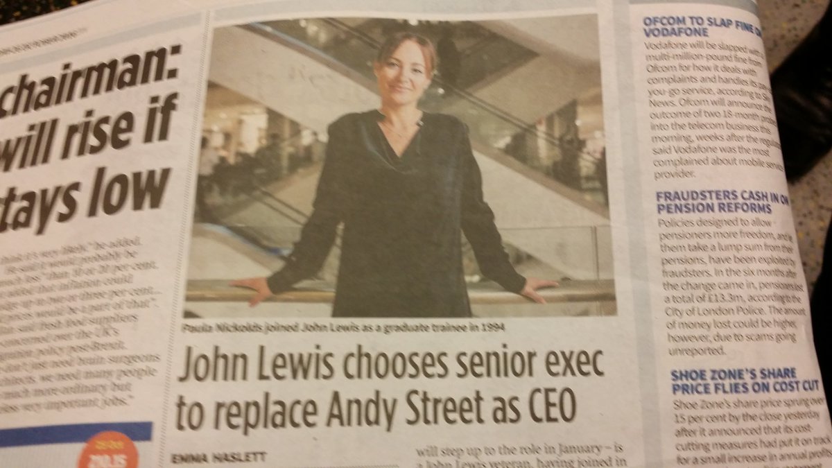 WOBUK's tweet image. Congratulations Paula Nickolds.  Terrific news well done