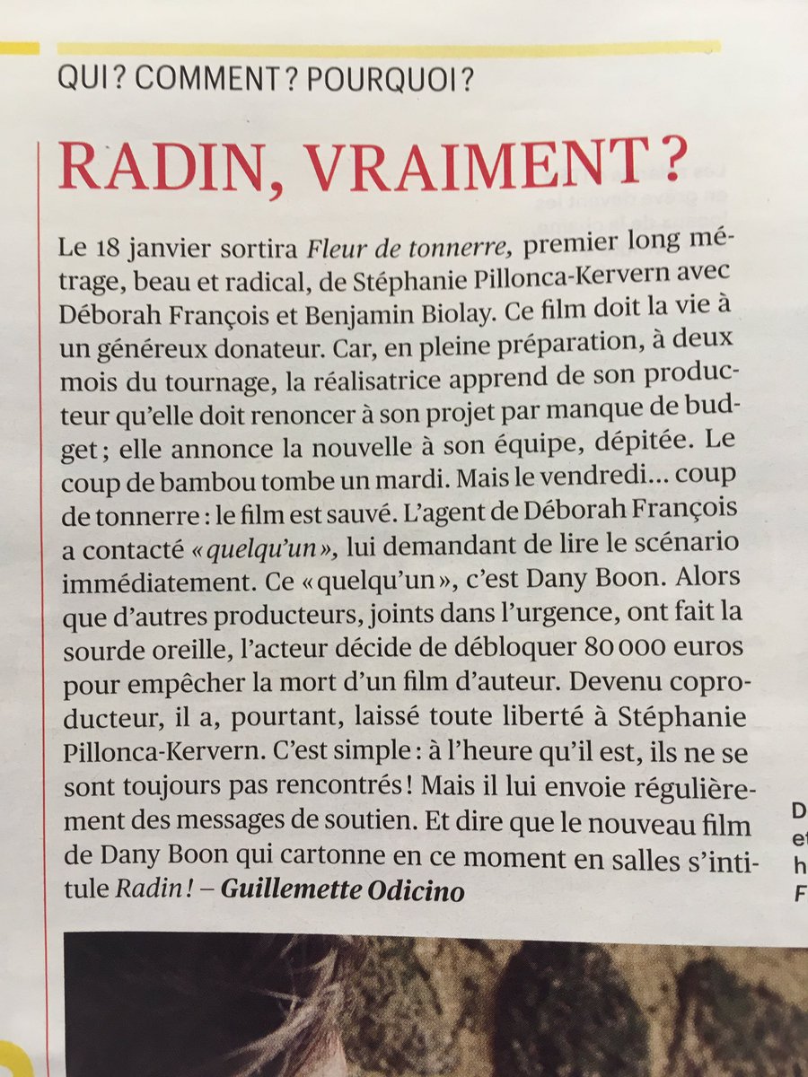 Dany Boon est un mec bien. VRAIMENT bien. <a href="/Telerama/">Télérama</a> cc @SPilloncaker