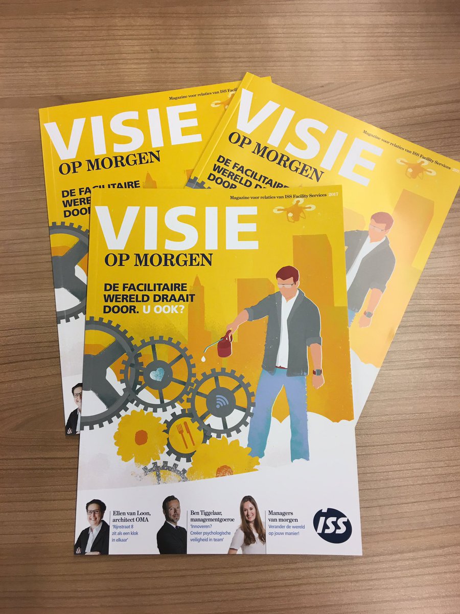 MarcelKalmeijer's tweet photo. Ons nieuwe magazine "Visie op morgen" vers van de pers. Interviews met oa Ellen van Loon (OMA), Ben Tiggelaar, Dean Kashiwagi. https://t.co/9b6ywQUCxh