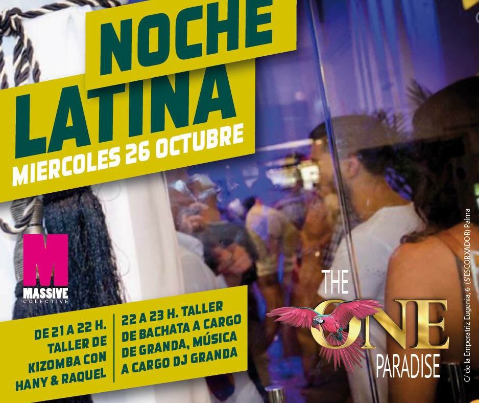theone_palma's tweet photo. Hoy 21h taller de #kizomba con Hany &amp; Raquel. Y a partir de las 22h, taller de #bachata a cargo de Granda con música d la mano de Dj Granda. https://t.co/UOw32LUYen