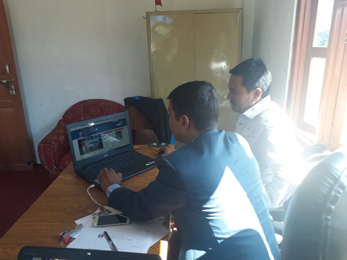 NirajICT's tweet photo. Website management training to staff's of Saptakoshi Municipality office, Fattepur, Saptari #eGovernence #ICT #mofald https://t.co/IhnwzB30Jk