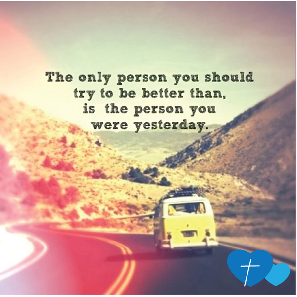 MySingleChrist's tweet photo. "The only person you should try to be better than, is the person you were yesterday." https://t.co/RSuT4PpqpP #quotes #christian #bible https://t.co/wDIILkRu6y