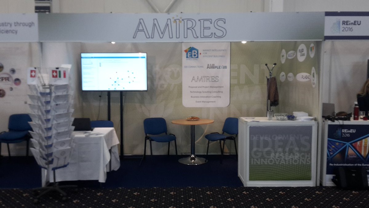 AMIRES_EU's tweet photo. Coming to @REinEU2016 ? Stop by at @AMIRES_EU stand. https://t.co/P1fSz7qEpE