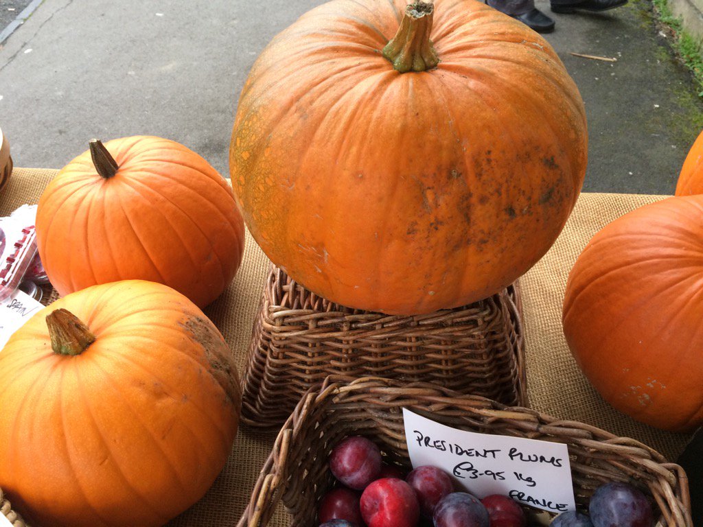 What a whopper! Locally grown pumpkins for sale at Chelsea Rd Greengrocer. Hurry when they're gone they're gone!