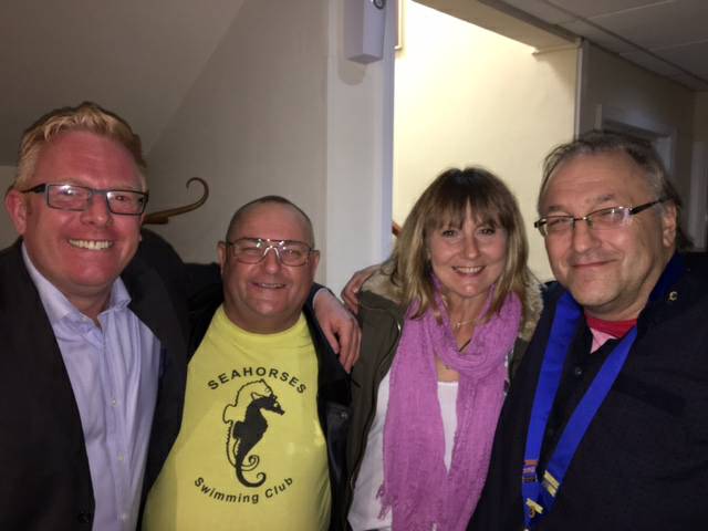 Great night sponsoring Haywards Heath Lions Quiz Night raising over £1000 for Seahorses Swimming Club for their much needed mini bus appeal