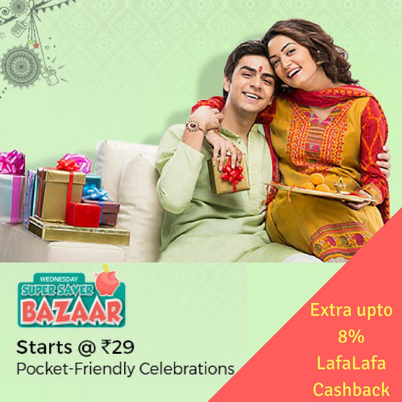 lafalafacom's tweet photo. Wednesday Super Saver Bazaar – Starting at Rs. 29 + Extra upto 8% Cashback from #LafaLafa https://t.co/7R6Mbcm29s #ShopcluesWednesdaybazaar https://t.co/rZtCz7rKFB