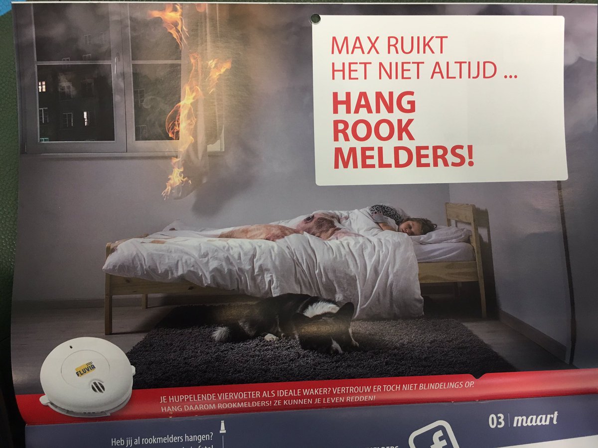 Meer dan helft (52%) van de huizen heeft geen rookmelder (steekproef). <a href="/HVZFluvia/">HVZ Fluvia</a> start nieuwe preventiecampagne. Meer straks op #FocusWTV