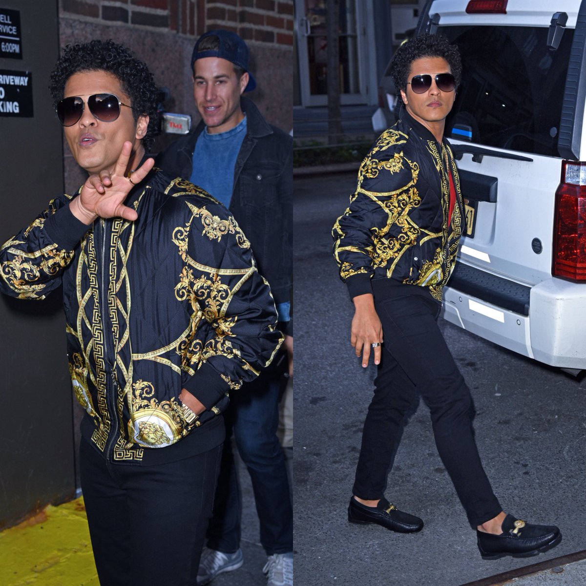 versace silk bomber jacket