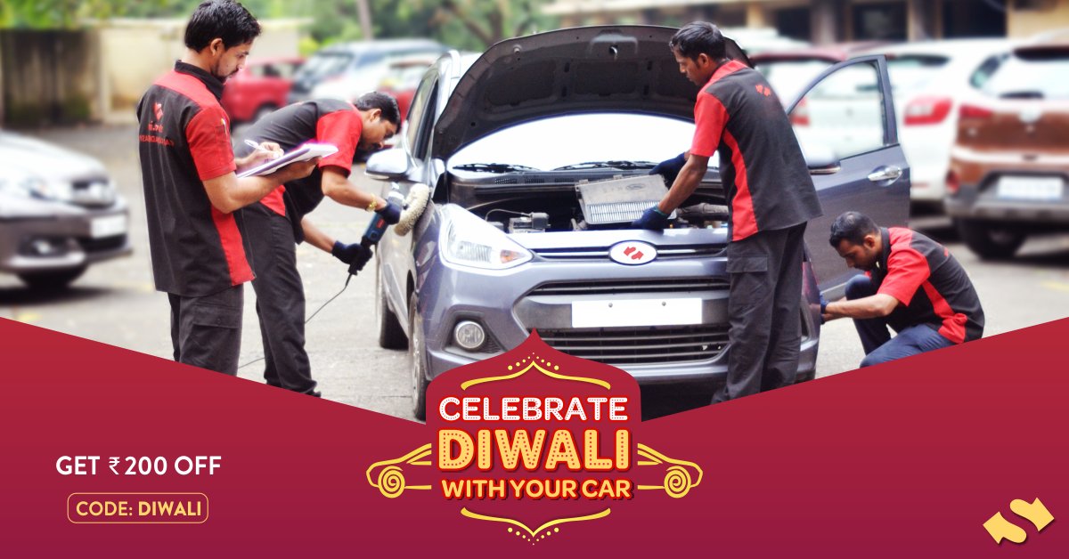 steeroapp's tweet photo. Regular Servicing of your car at your Doorstep. Prices 30% cheaper over service centers. https://t.co/EWUO5JpPEE #whatsyourdiwalidelight https://t.co/7TFCxXPN3v
