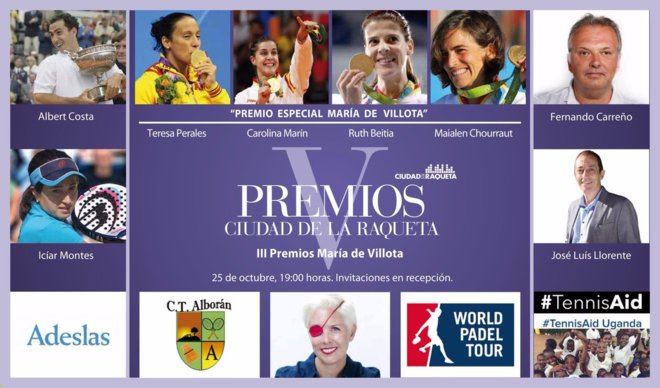 padeltopic's tweet photo. El #padel, en los V Premios @ciudadraqueta:
WPT, Evento Deportivo del año
Icíar Montes, Trayectoria de padel 
Adeslas, Deporte y Empresa https://t.co/97erWoNmHA